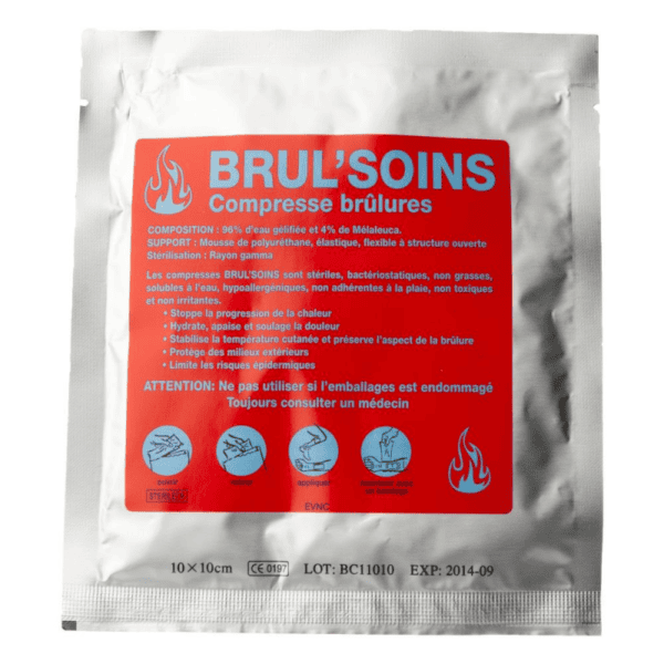 Compresse Brulsoins