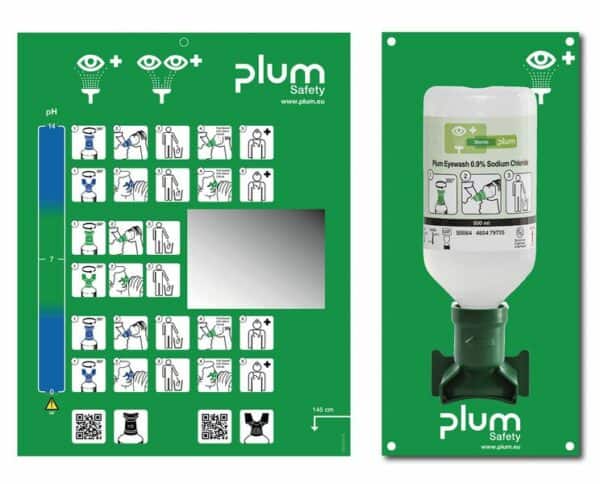 Station de lavage oculaire 1 flacon 500ml lave œil